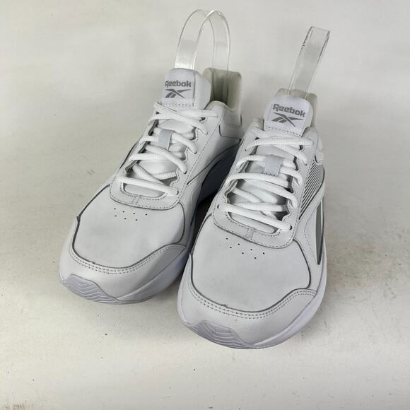 Reebok Walk Ultra DMX Women's 7 White Lace Up Low Top Running Athletic Shoes - Picture 4 of 10